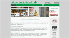 Desktop Screenshot of klee-nms.de