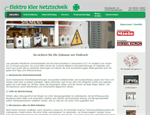 Tablet Screenshot of klee-nms.de